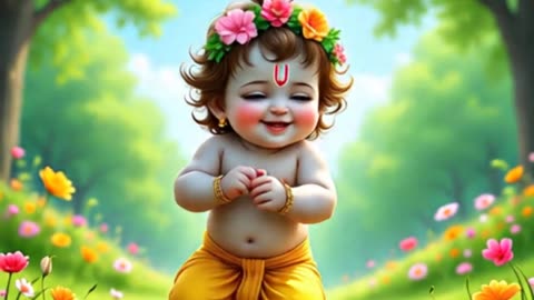 Baby Krishna Dancing Video (5)
