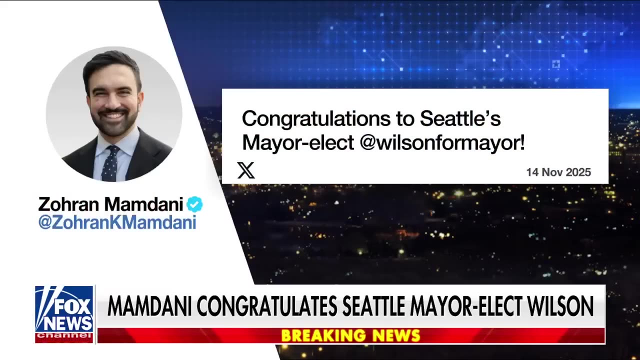 WATCH OUT SEATTLE: Steve Hilton SENDS WARNING as Mamdani congrats mayor-elect