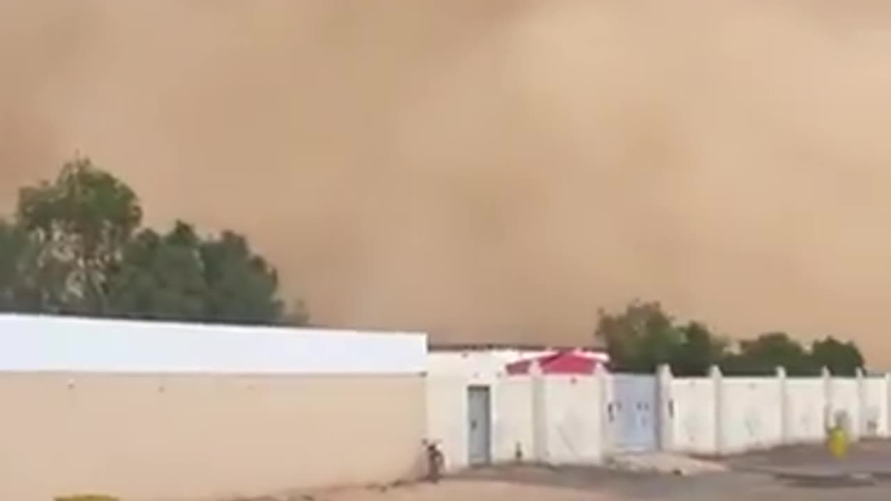 Wall storm in #Rafha - #Saudi Arabia 03-30-2025