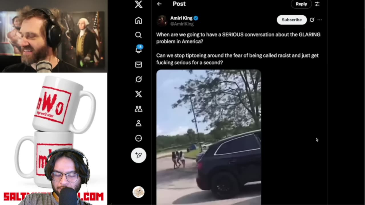 REACT Salty Cracker Woman Shoots Up Park While