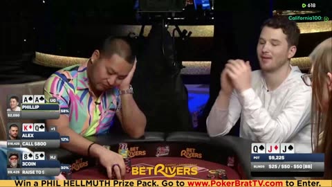 Phil Hellmuth, Jungleman, Xuan Liu, 3COIN ♦ Day 2♦ Livestream High Stakes Poker Cash Game