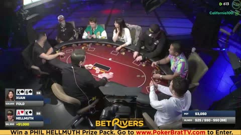 Phil Hellmuth, Jungleman, Xuan Liu, 3COIN ♦ Day 2♦ Livestream High Stakes Poker Cash Game