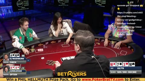 Phil Hellmuth, Jungleman, Xuan Liu, 3COIN ♦ Day 2♦ Livestream High Stakes Poker Cash Game