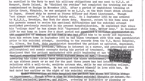 Felix Polk's Naval Record (medical and psychiatric records included with service record)