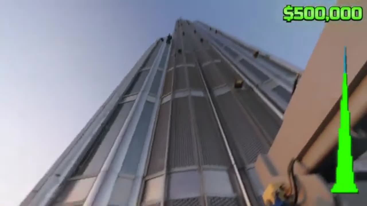 MR BEAST ON THE TOP OF BURJ KHALIFA