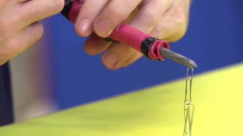 Electromagnetic Nail Trick! 🧲⚡ DIY Science Hack