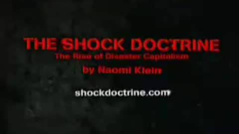 The Shock Doctrine (Short clip) By Naomi Klein and Alfonso Cuaron