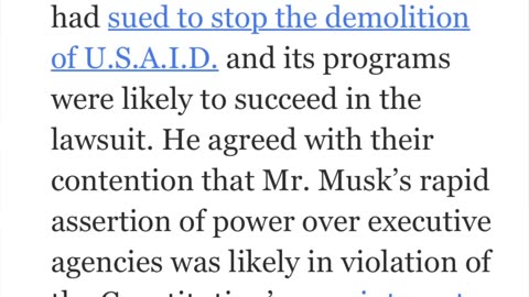 Federal Judge Orders Elon Musk to STOP Dismantling - Cedric_TV VOL 5