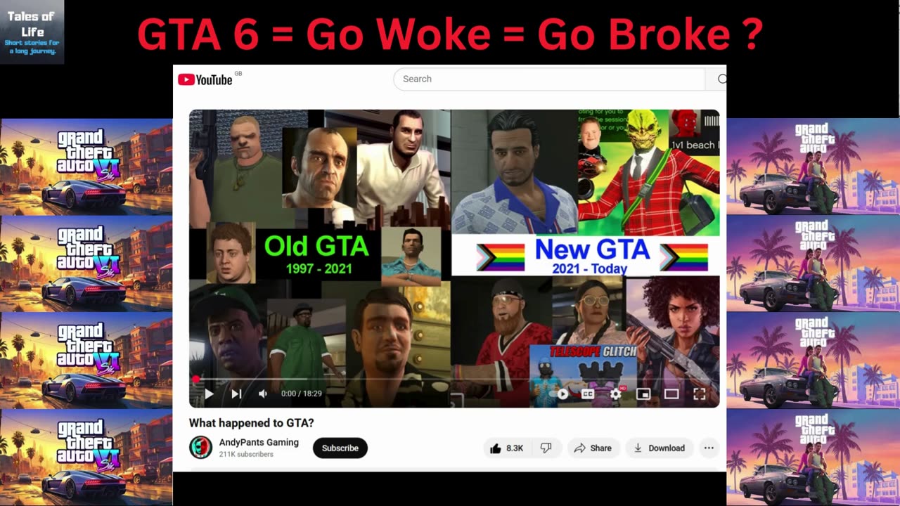 GTA 6 Go Woke Go Broke ???