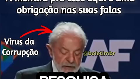 Lulaladrão afirmou que foi ele que criou o pix. Olha o desespero desse cara de pau. 😜