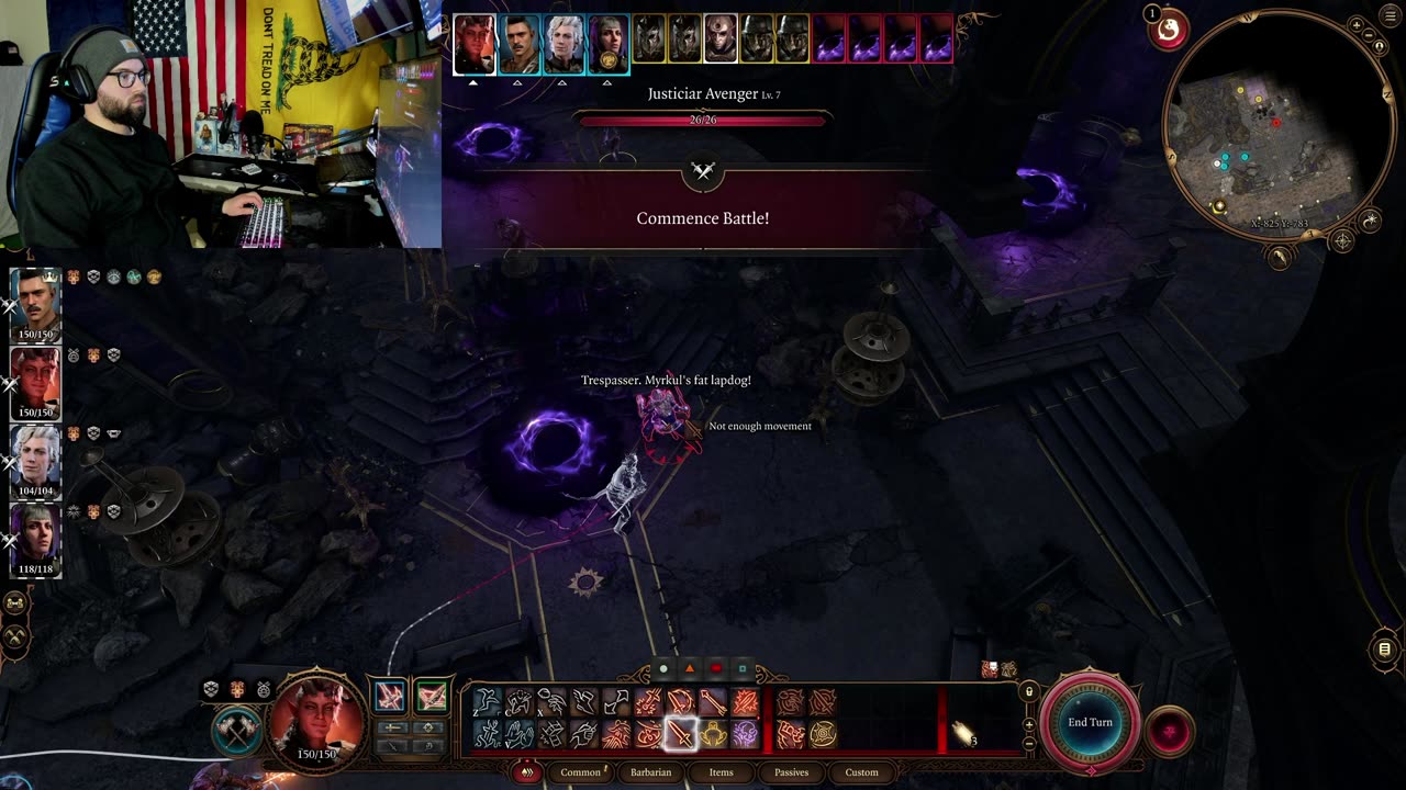 Solo Barbarian Baldur's Gate Playthrough Ep. 18 (unedited from live)