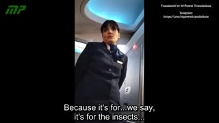 The WHO mandates the spraying of Airplane Cabins arriving from Spain