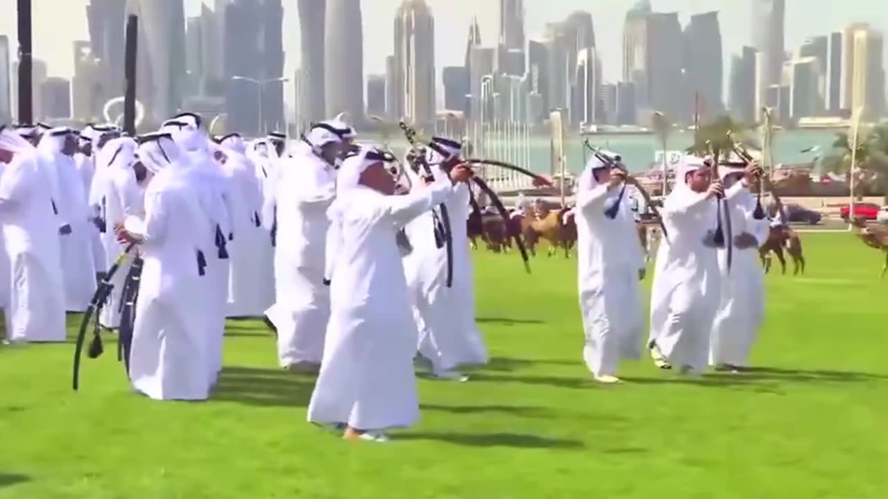 Qatari Band Playing and Dancing to "YMCA"! 😁