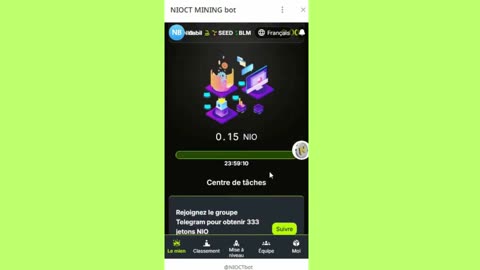 BIG MINING MINI APP TELEGRAM BOT NIOCT