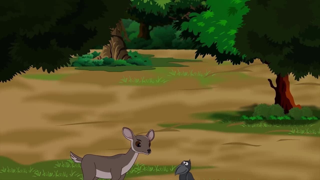 Four Friends | English Cartoon | Panchatantra Moral Stories | Maha Cartoon TV English