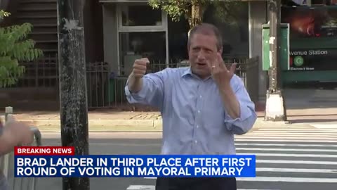 Brad Lander in third place after first round of voting in NYC Democratic mayoral primary
