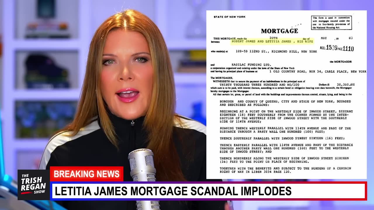 Trish Regan - Letitia James Forced to Resign for Facing Jail Time in Federal Indictment!_!