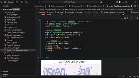 Create Image CAPTCHA Generator in Python