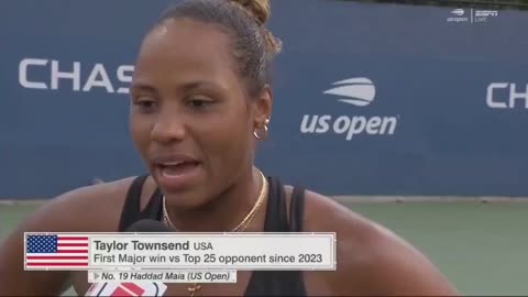 Taylor Townsend on the argument with Jelena Ostapenko at US Open