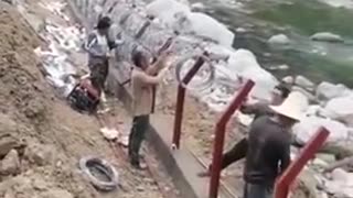 China builds 400-kilometer electric high-tech fence on its southern border