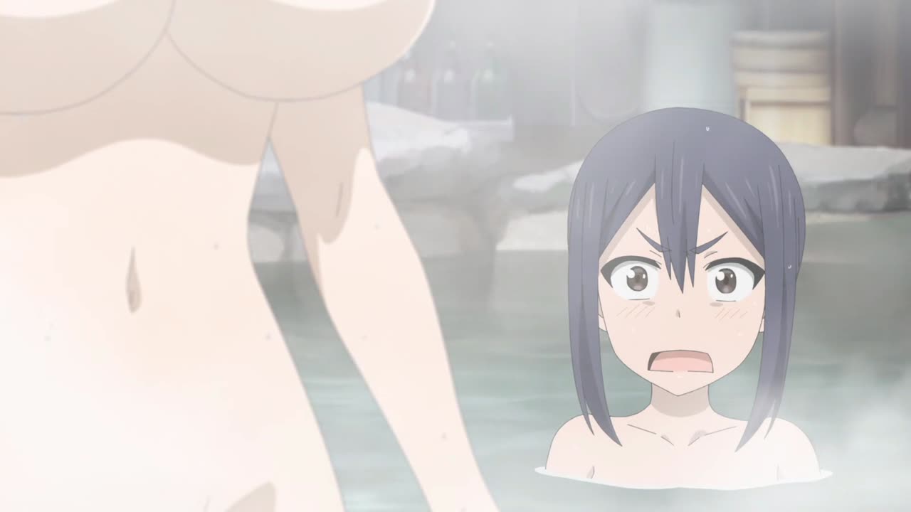 Uzaki-chan Wants to Hang Out! - sauna and hot springs