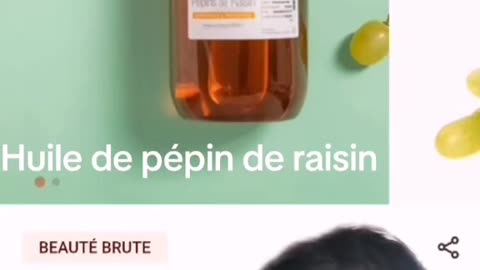 Huile de pépins de raisin : légèreté et brillance pour des cheveux nourris sans alourdir.