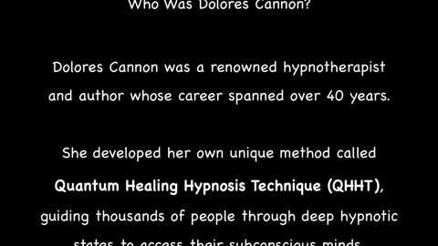 DOLORES CANNON INTRODUCTION