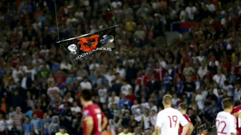 Serbia Albania match abandoned after drone sparks clashes