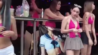 Thai nightlife with pretty girls and freelancers. #85