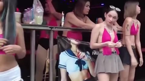 Thai nightlife with pretty girls and freelancers. #85
