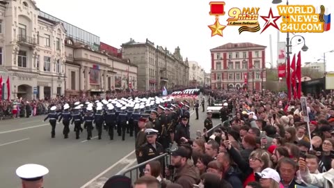 military parade was held in Vladivostok to mark the 80th Anniversary of Victory in GreatPatrioticWar