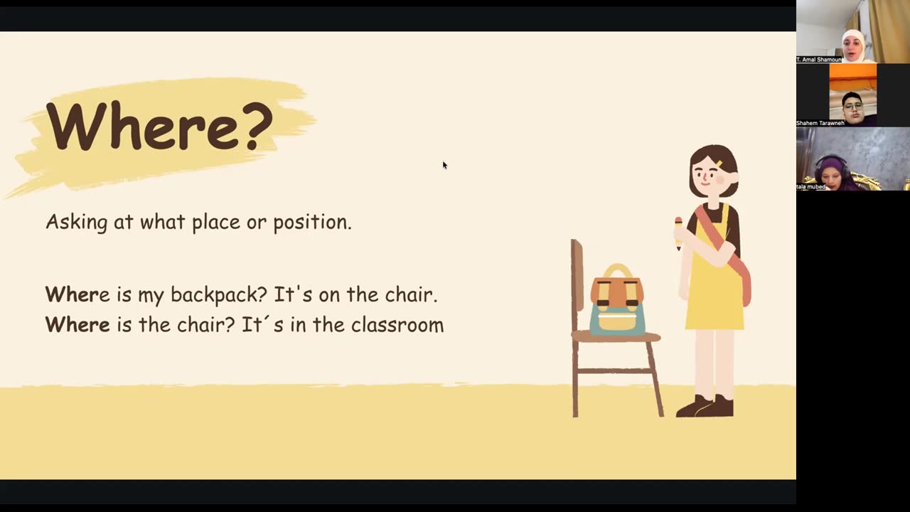 Forming questions Class (14) Part (1)