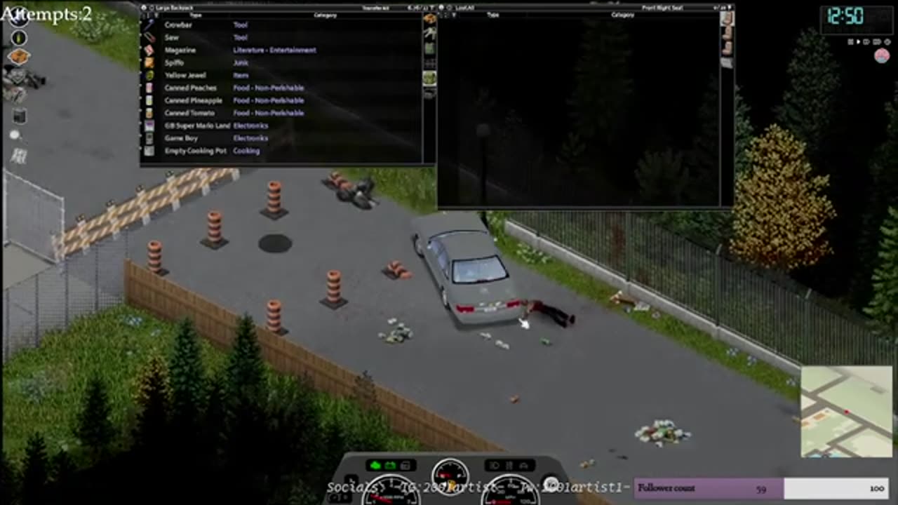 Project Zomboid (Orchidwood) (part 2) Finding cars, shovel and firepower