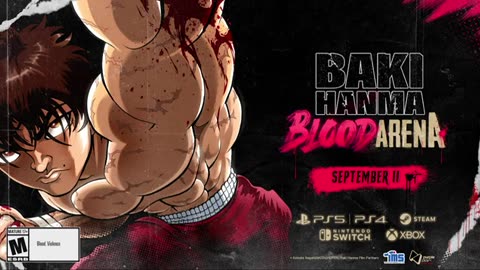 BAKI HANMA: BLOOD ARENA - Release Date - Press Trailer
