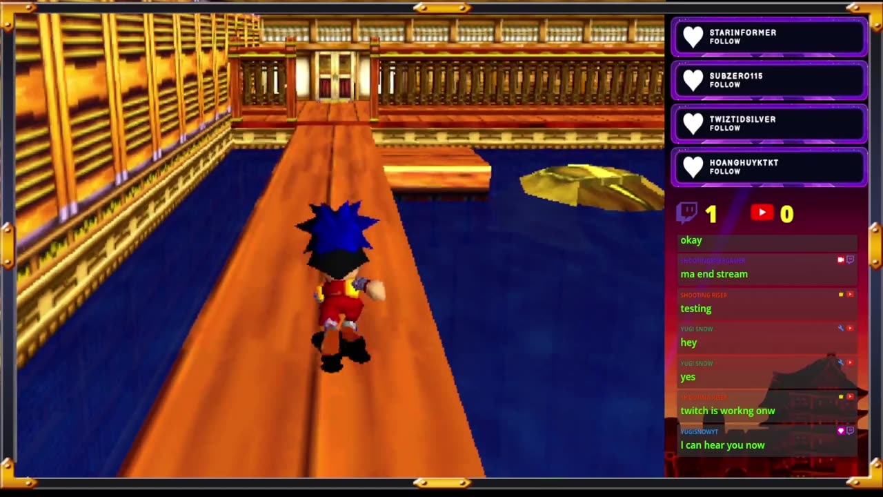 TEST OF STREAMLABS TO RUMBLE STUDIO MULTISTREAM #2 FT: Mystical Ninja 64 #live #ganbaregoemon