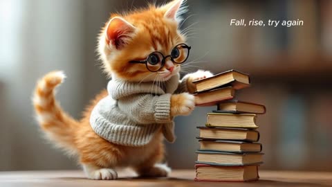 Tiny Cat Learns the Power of Patience