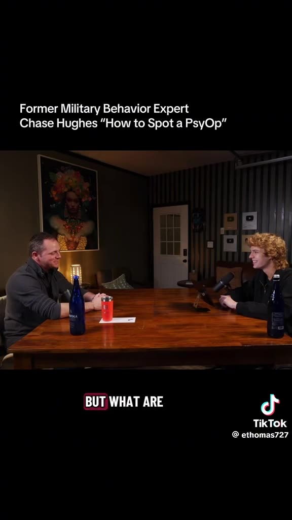 Chase Hughes on how to spot a psyop