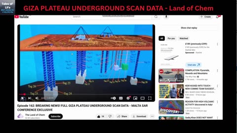 GIZA PLATEAU UNDERGROUND SCAN DATA