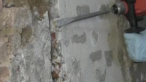 TRAPANO Demolitore ParkSide per rimuovere Intonaco muro