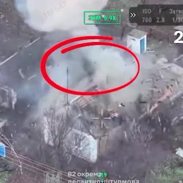 Deadly Accurate Ukrainian Mortar Team Engaging Russian Infantry Group