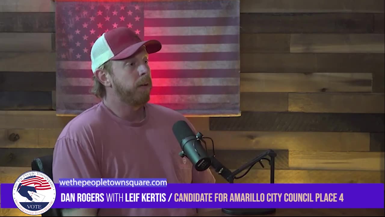 Dan Rogers with Leif Kertis, Candidate for Amarillo City Council Place 4