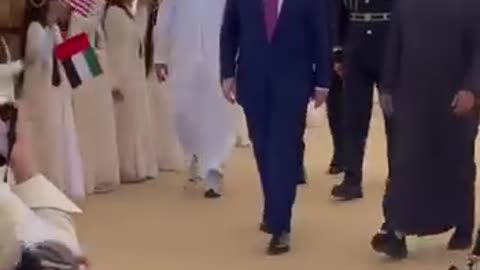 President Trump arrives in UAE