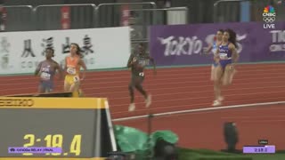 US Sports Track & Field Feat. Spain STUNS Team USA in women's 4x400m showdown.