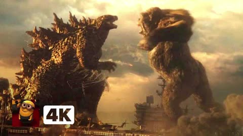 Godzilla vs. Kong (2021) 4K - Godzilla vs. Mechagodzilla! _ Movieclips