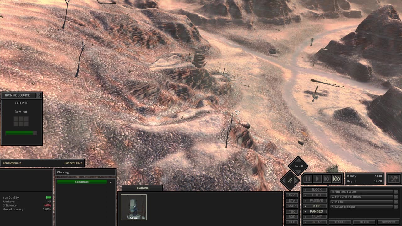 Shoji begins his journey. (SJ-1)