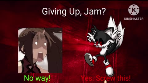 Tails.exe (Round 4) (English PC Bootleg) Continue & Game Over as Jam Kuradoberi