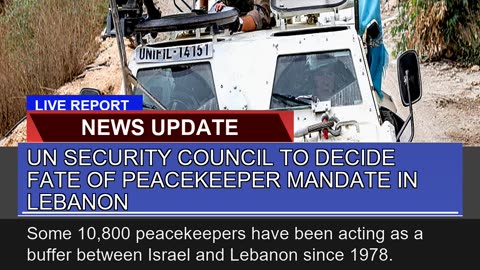 UN Security Council to Decide Fate of Peacekeeper