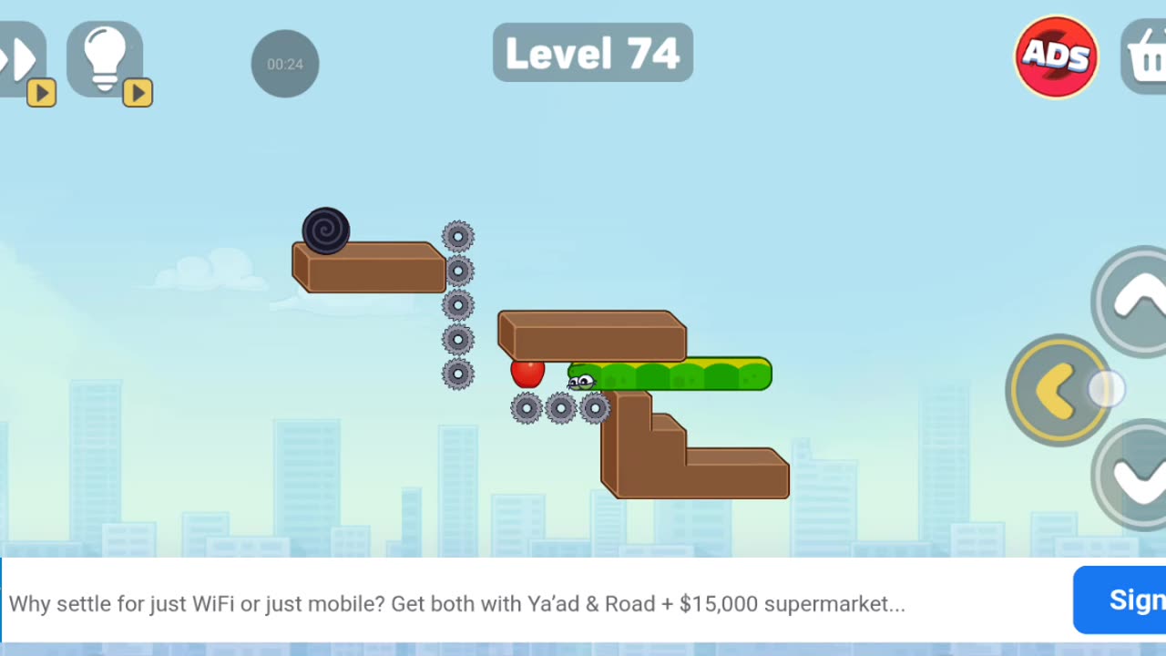 Snake Puzzle Slither To Eat Level 74