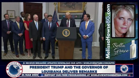 President Trump and the Governor of Louisiana Deliver Remarks