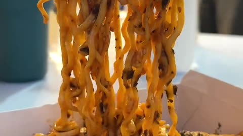 Warning: Malaysia’s Hottest Buldak Noodle Omelette Ever! 📍Pasar Malam Taman Connaught https://maps.a